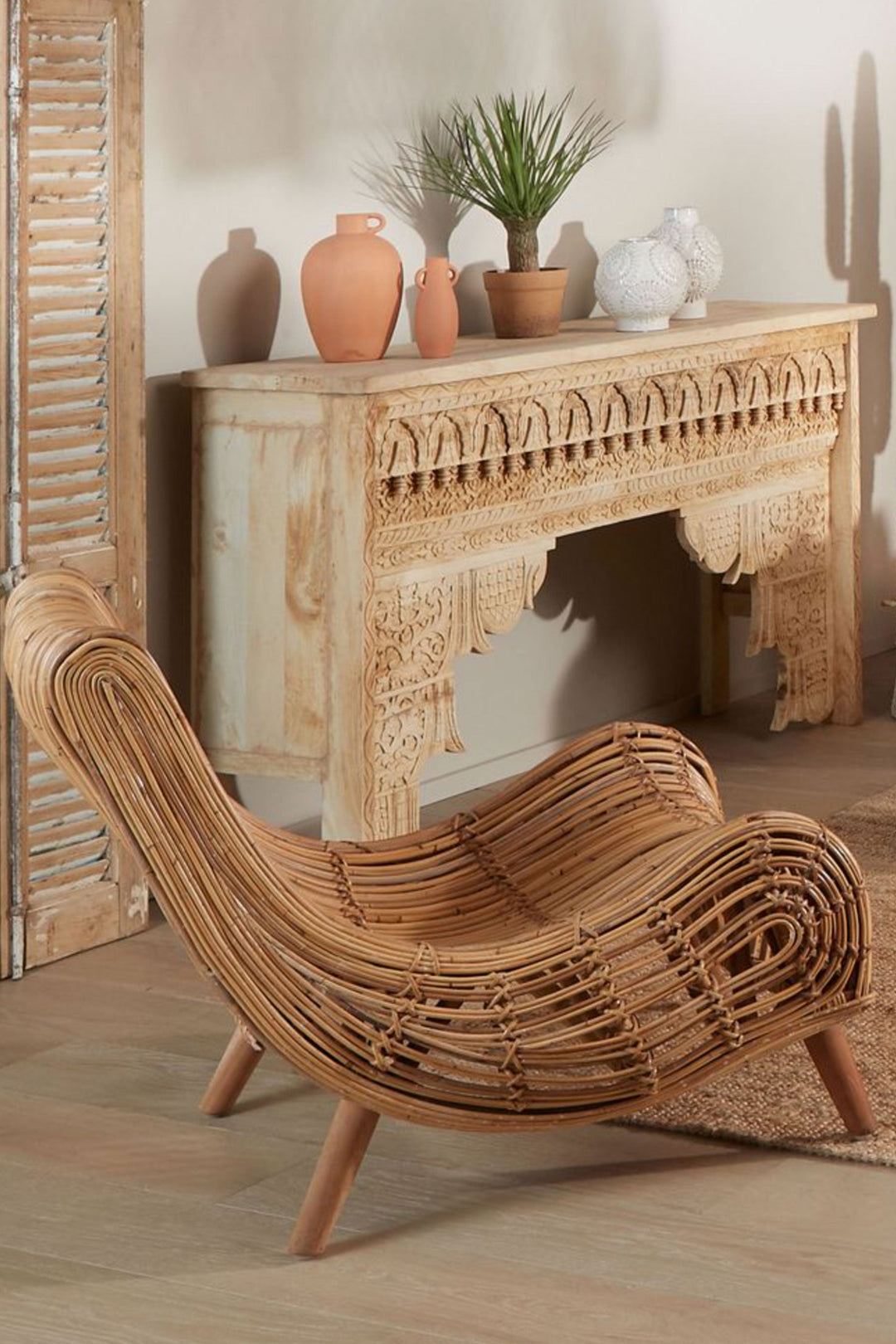 Husk CHAIR LOUNGE - Rattan