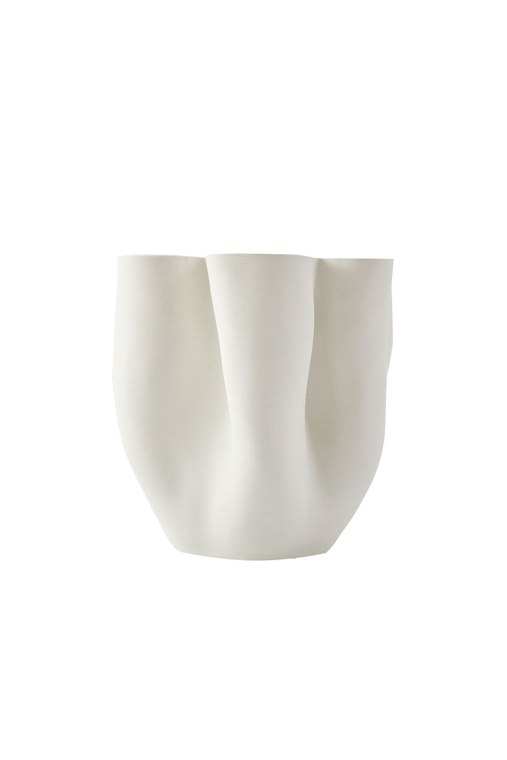 Husk Boheme Vase - Ivory