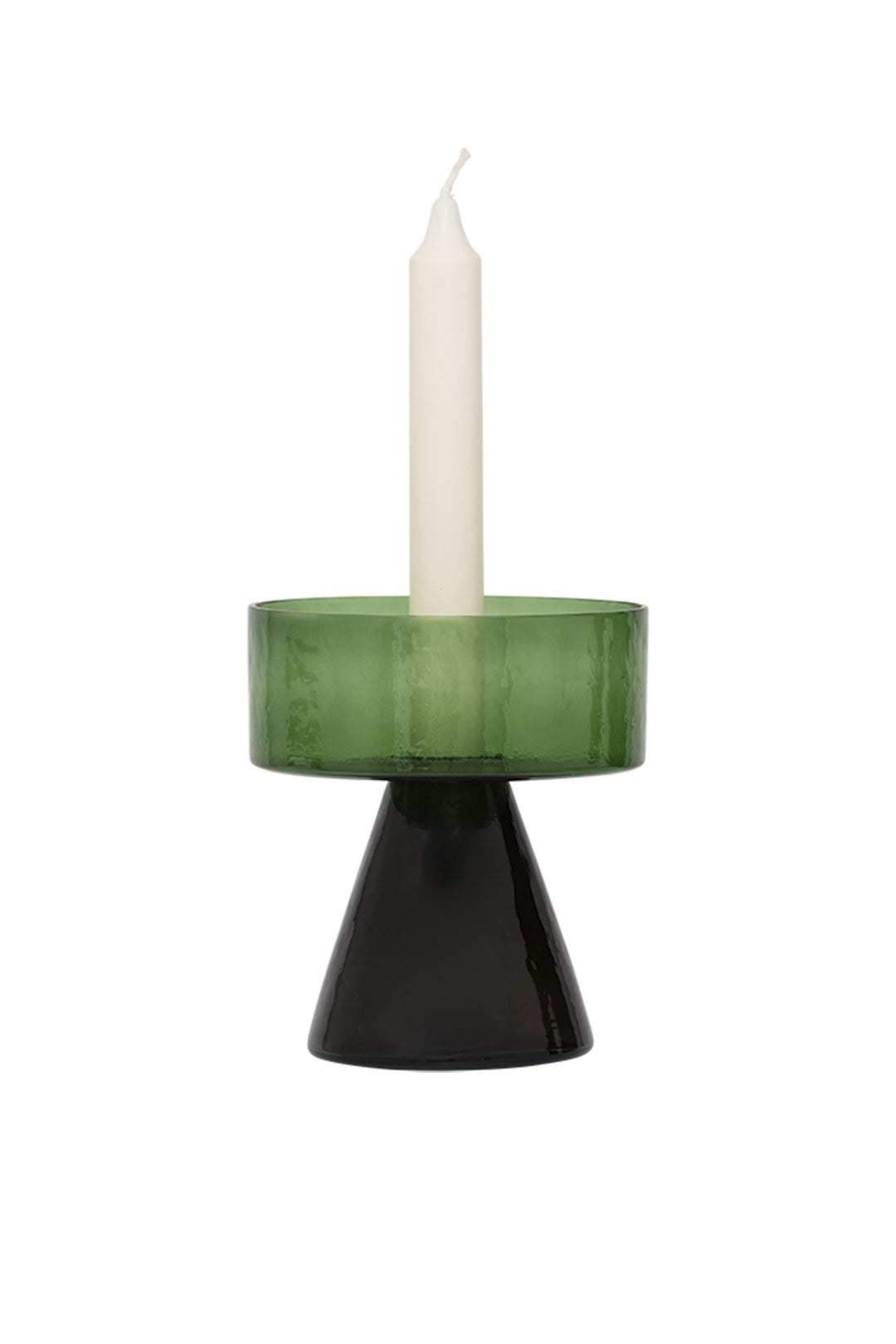 Husk Candle Holder - Green