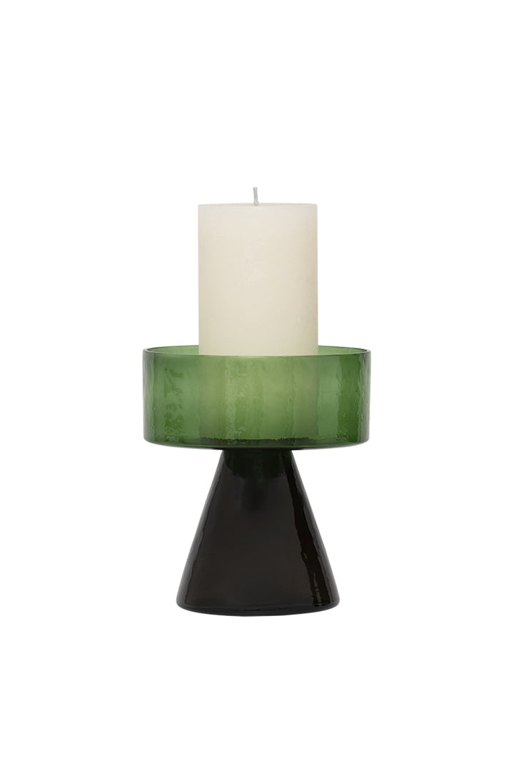 Husk Candle Holder - Green