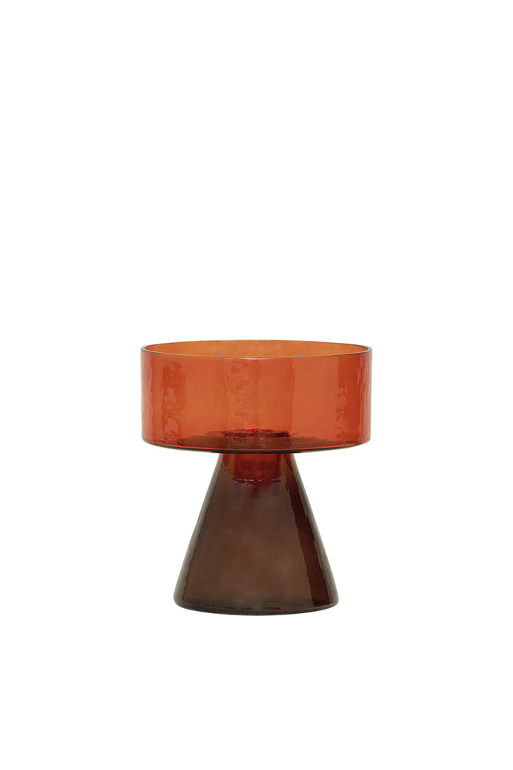 Husk Candle Holder - Orange