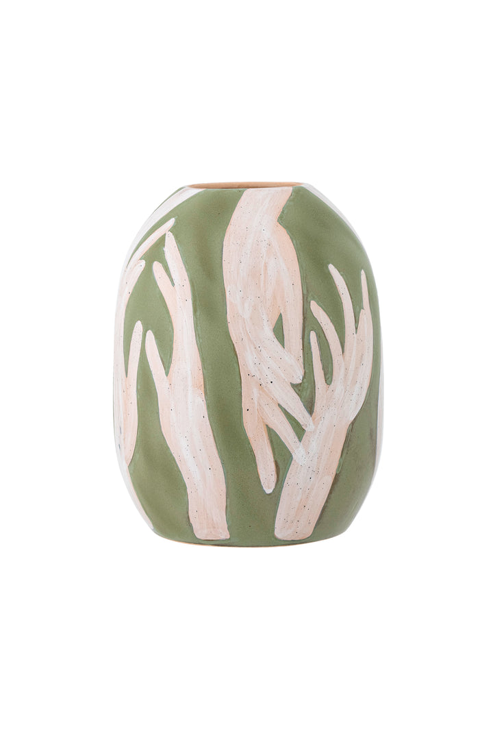 Husk Adalena Vase - Green