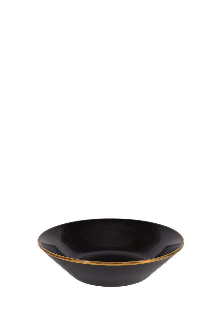 Husk Black Glz Bowl