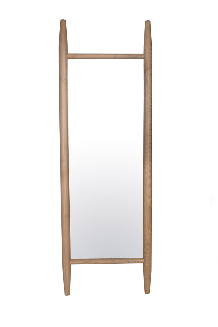 Husk Floor Mirror - Oakwood