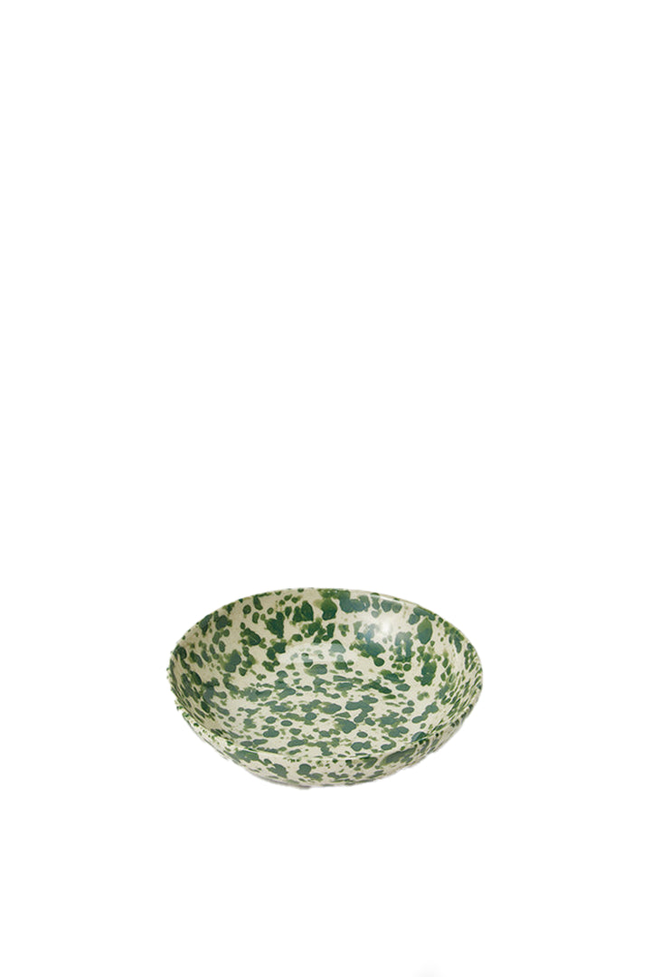 Husk Green Splatter Bowl