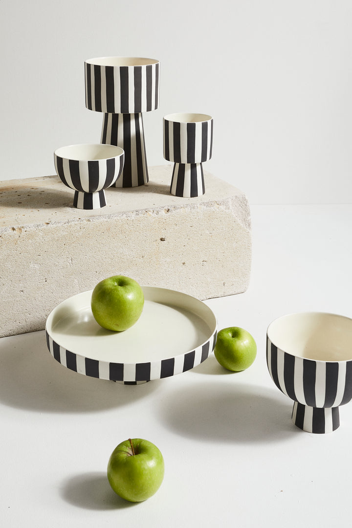 Husk Toppu Tray - Black & White