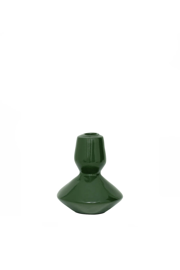 Husk Candle Holder - Green