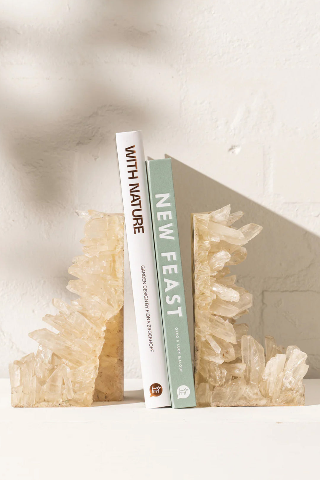 Husk Arrius Bookends -Quartz