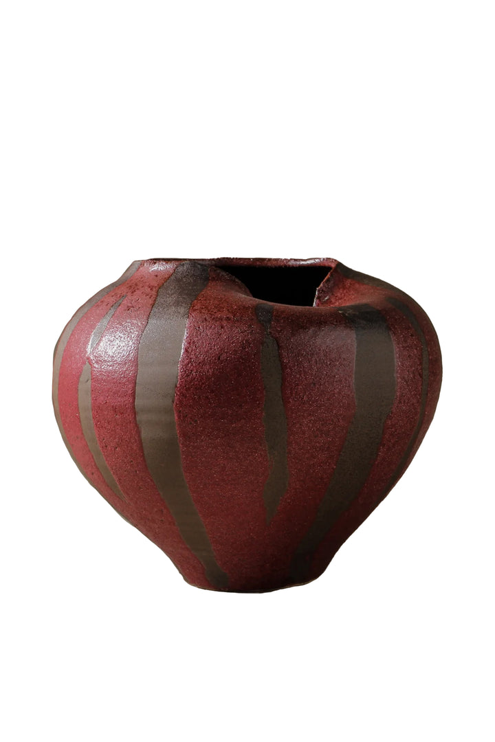 Husk Seraphina Vase - Merlot