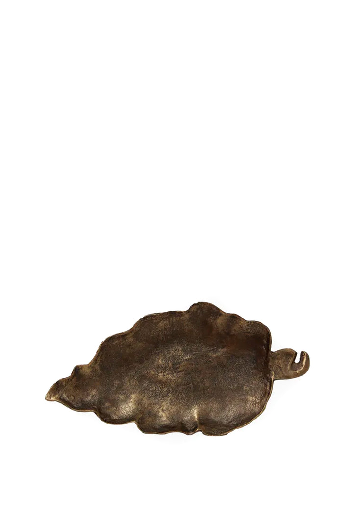 Husk Leaf Tray  - Gold