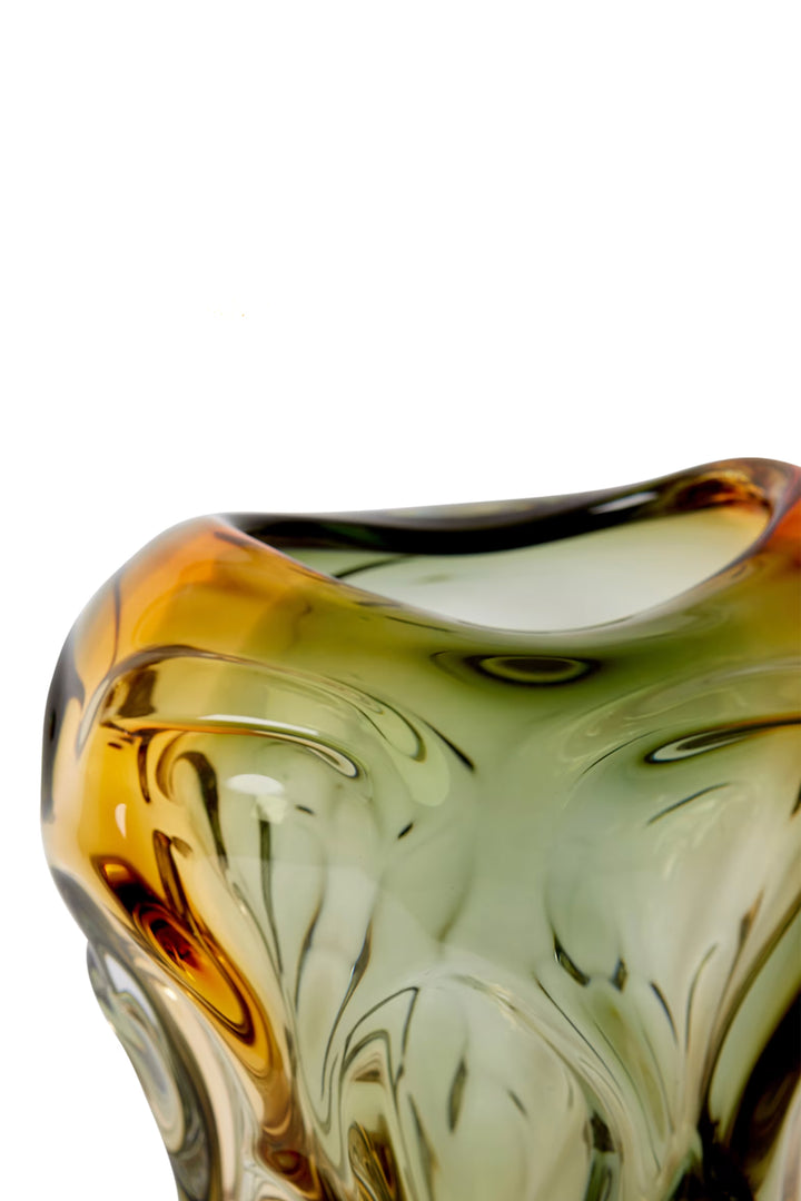 Husk Josiah Vase - Amber