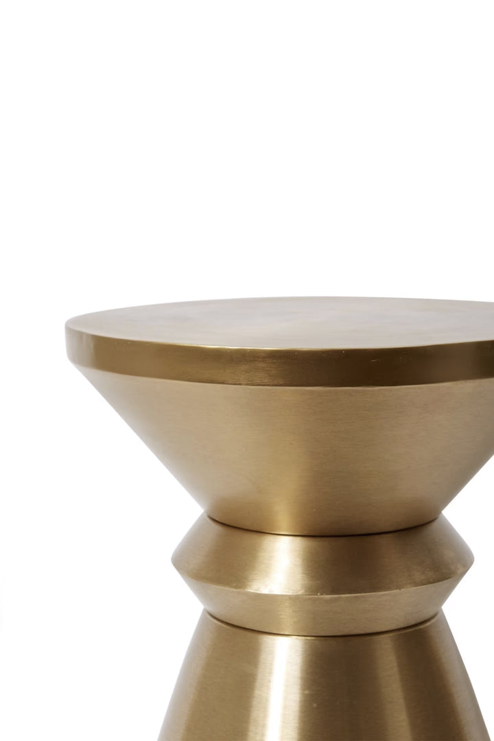 Husk Ajax Side Table- Gold