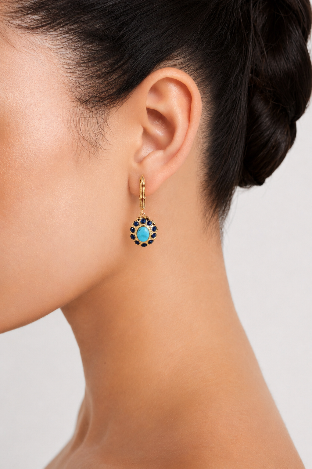 Gas Bijoux Bo Tao Earrings - Blue