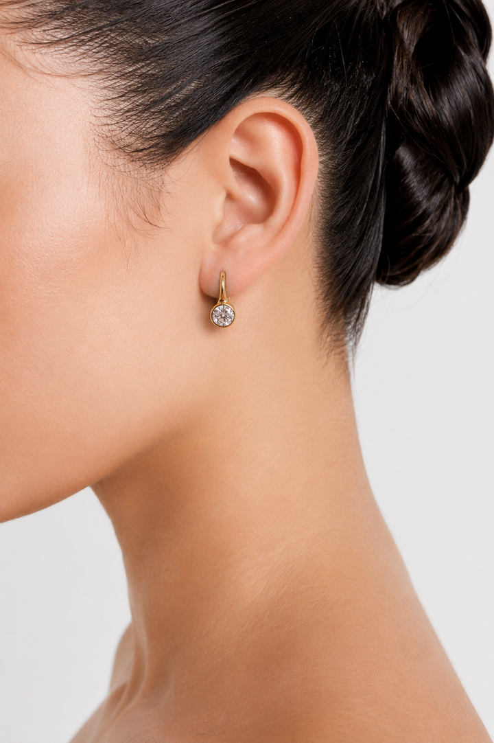 Husk Amber Earrings