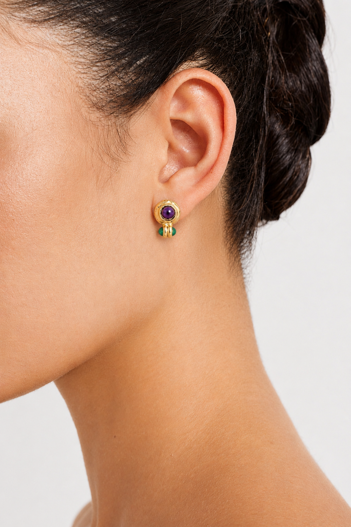 Gas Bijoux Amarante Studs