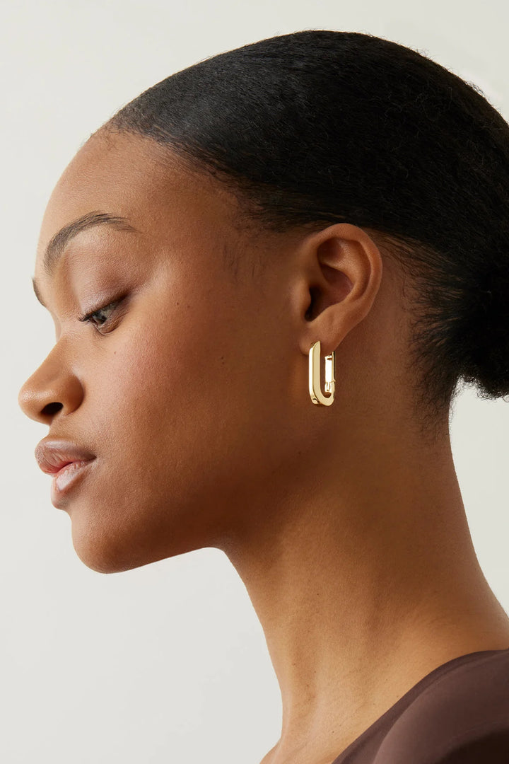 Jenny Bird U-Link Earrings - Gold