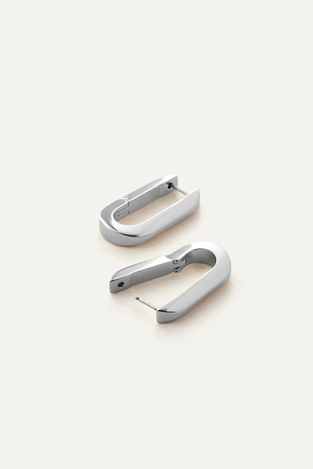 Jenny Bird U-Link Earrings - Silver