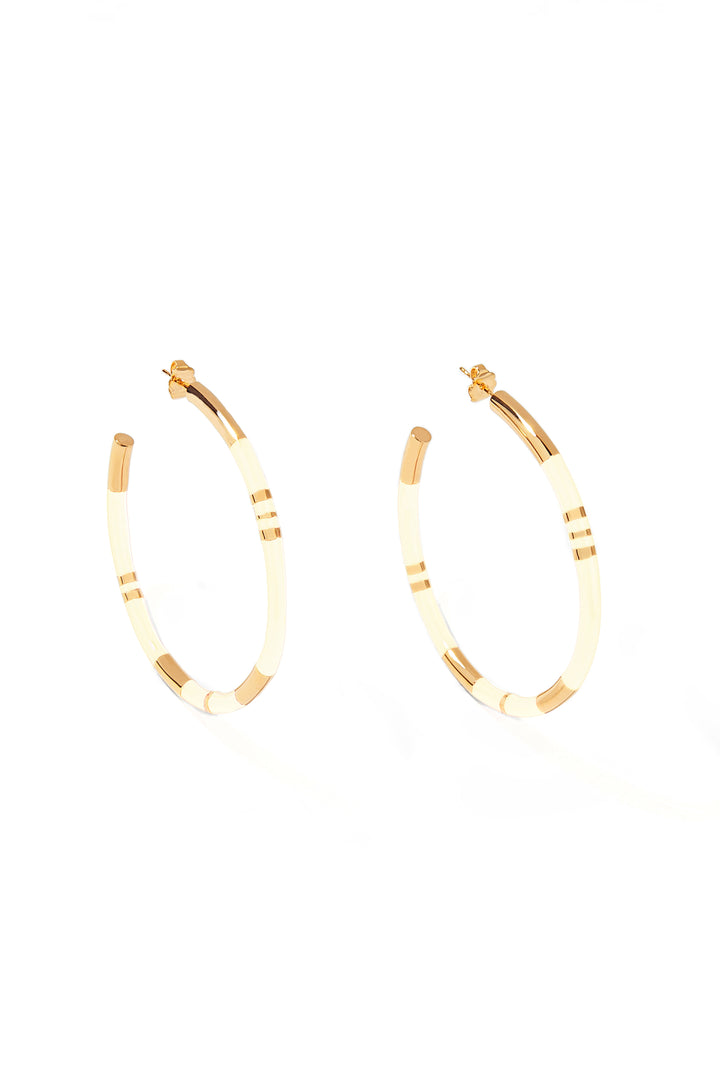 Aurelie Bidermann  Boucle Earrings - Ivory
