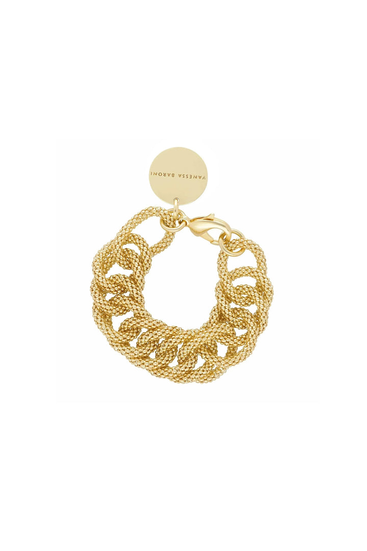 Vanessa Baroni Snake Chain Bracelet - Gold