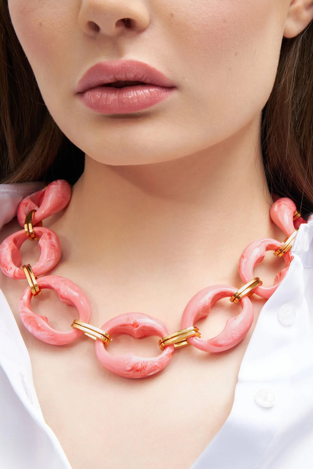 Vanessa Baroni Turtle Necklace - Strawberry