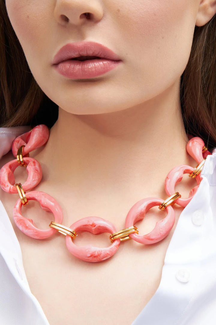 Vanessa Baroni Turtle Necklace - Strawberry