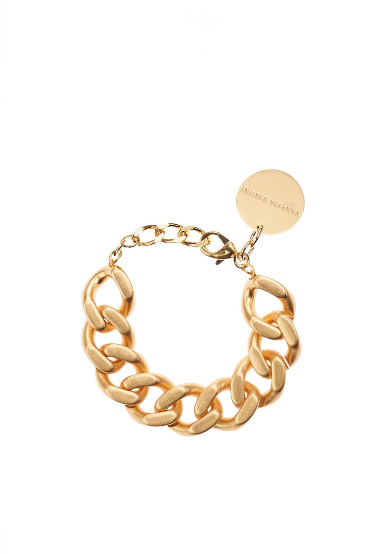 Vanessa Baroni Flat Chain Bracelet - Gold