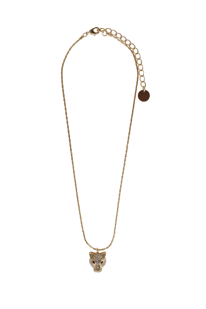 Kitte Leopard Necklace - Gold