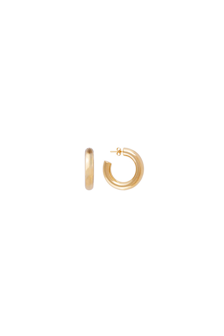 Fairley Bold Maxi Hoops - Gold