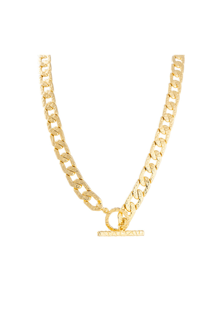 Fairley Antique Crystal Necklace - Gold
