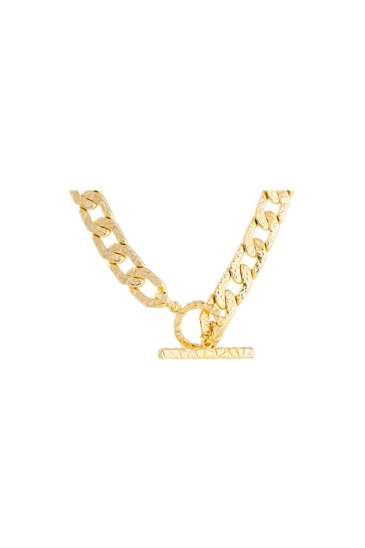 Fairley Antique Crystal Necklace - Gold