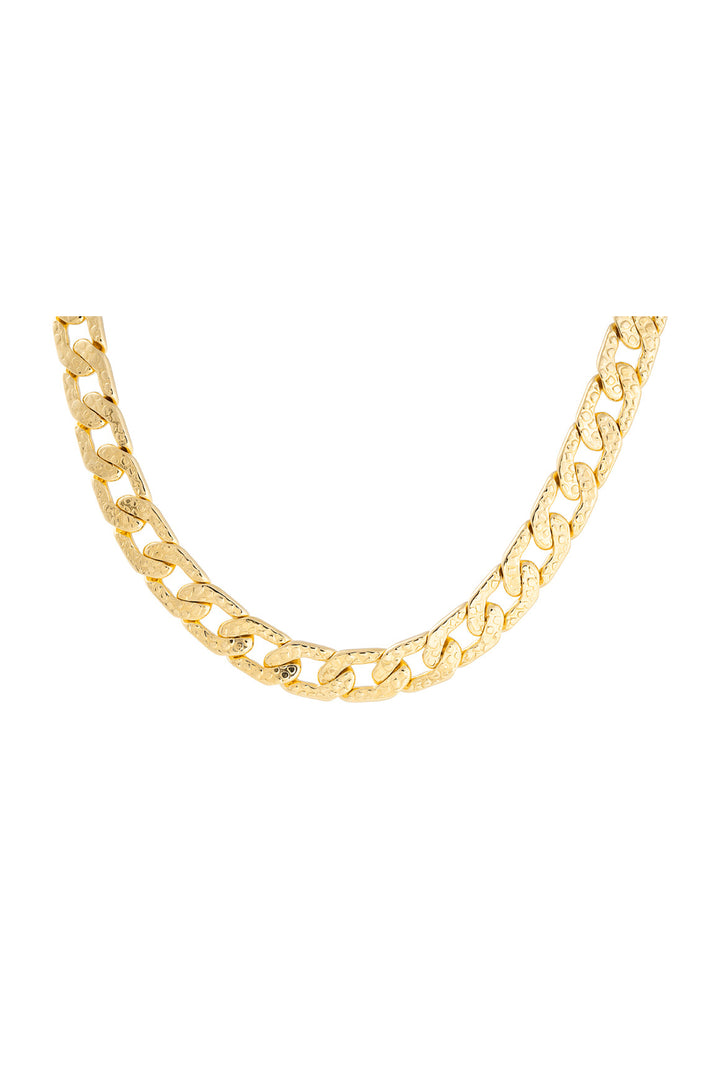 Fairley Antique Crystal Necklace - Gold