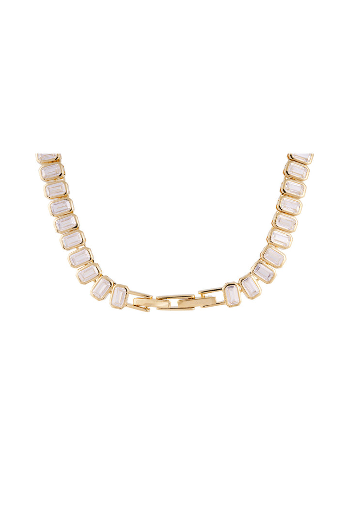 Fairley Tennis Necklace - Gold