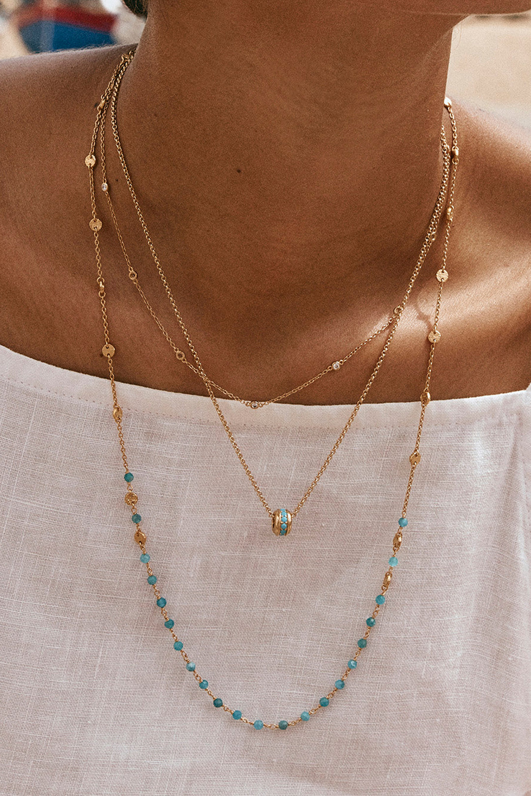 Fairley Orb Necklace - Blue