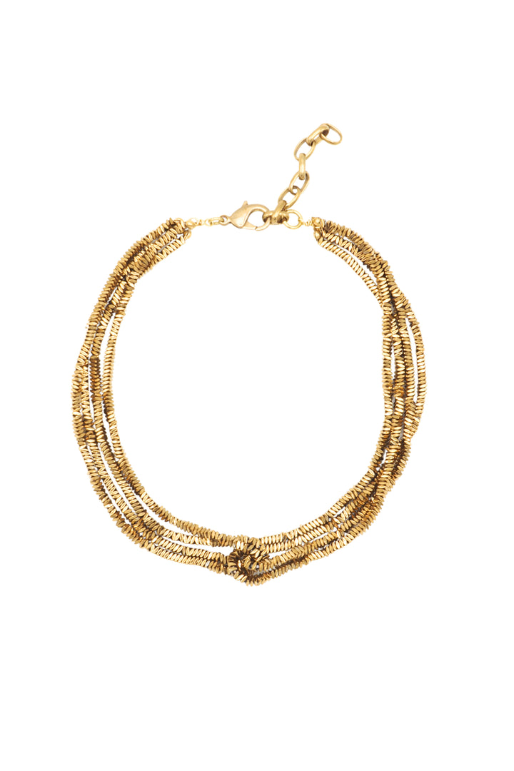 Sita Nevado Knot Necklace - Gold