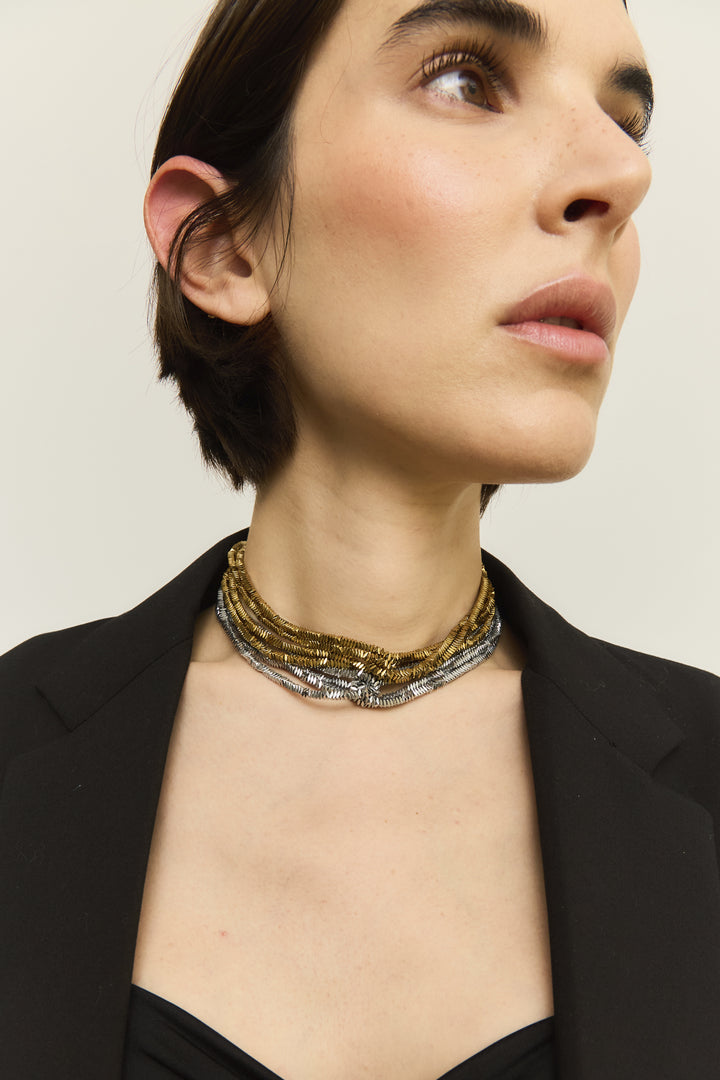 Sita Nevado Knot Necklace - Gold