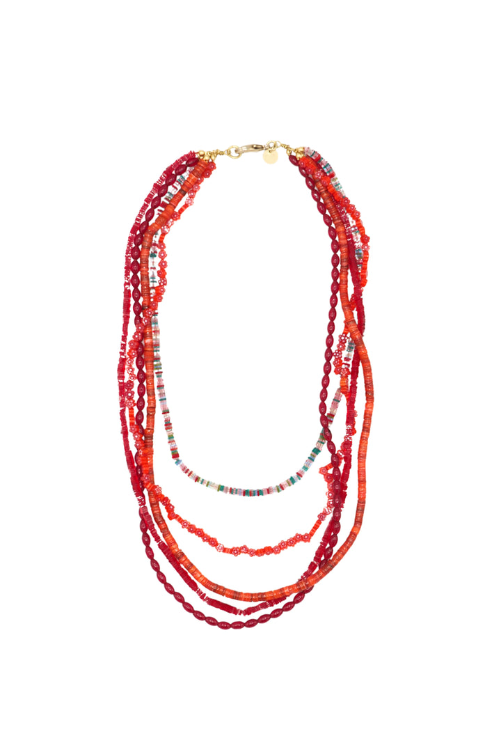 Sita Nevado La Platja Necklace - Red