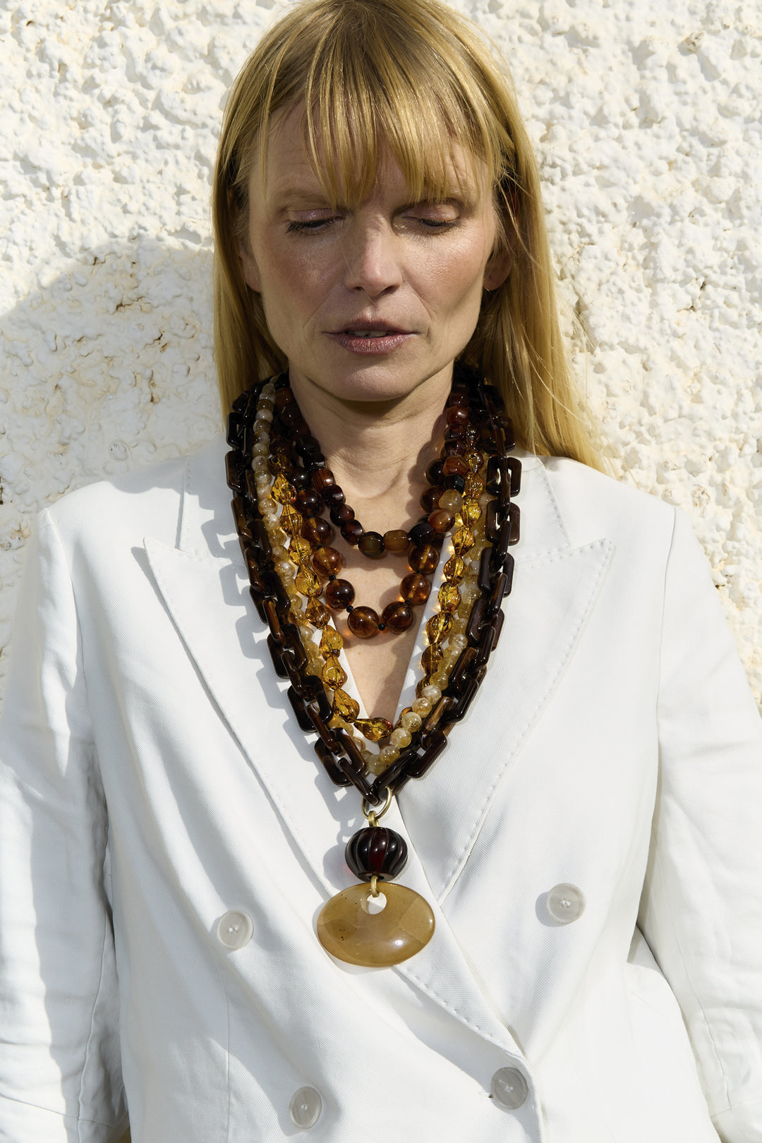 Sita Nevado Pitet Necklace - Amber