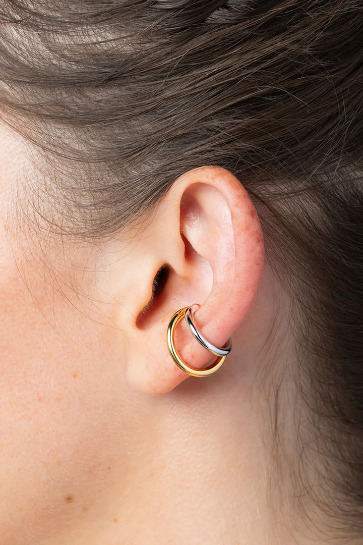 YParis Bully Cuff - Silver & Gold