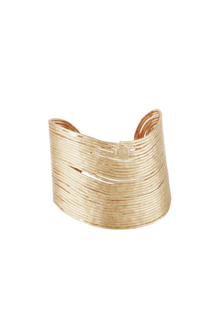 Gas Bijoux Wave Bracelet - Gold