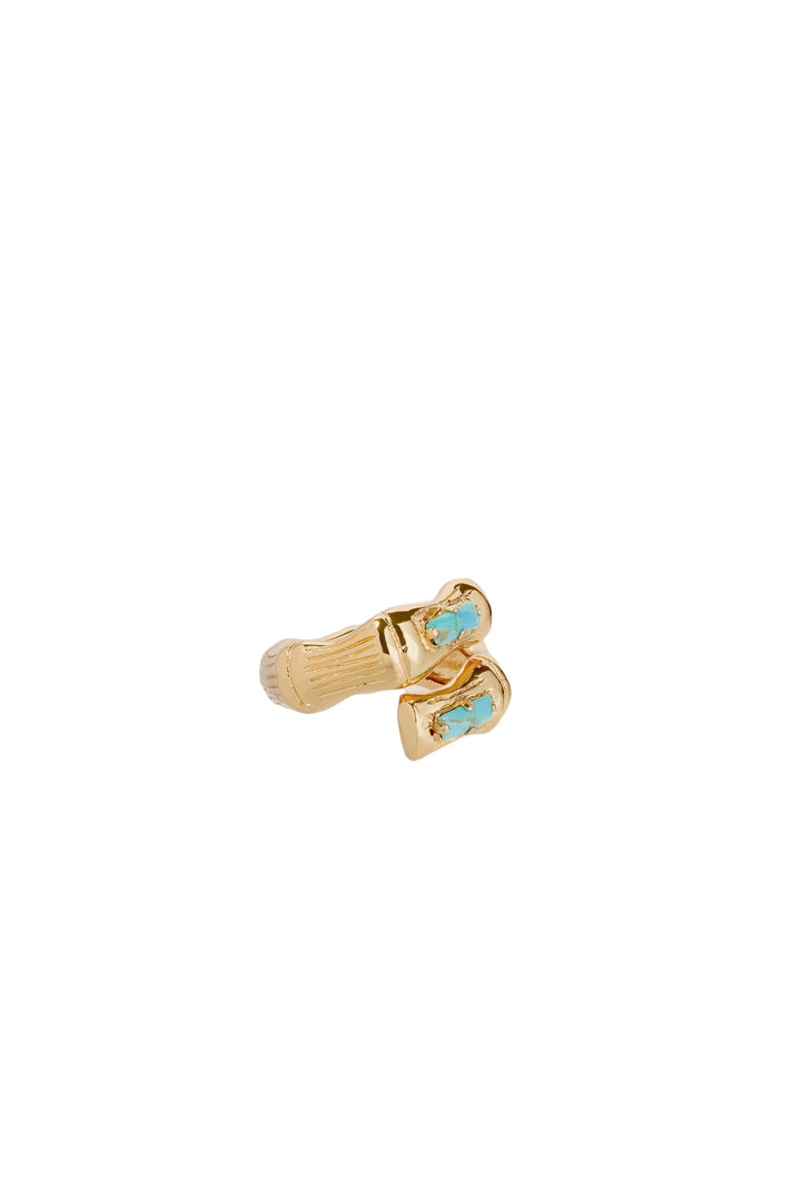 Gas Bijoux Bambou Ring - Gold