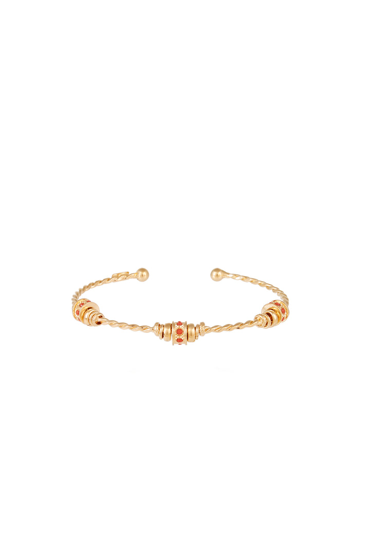 Gas Bijoux Torsade Bracelet - Orange