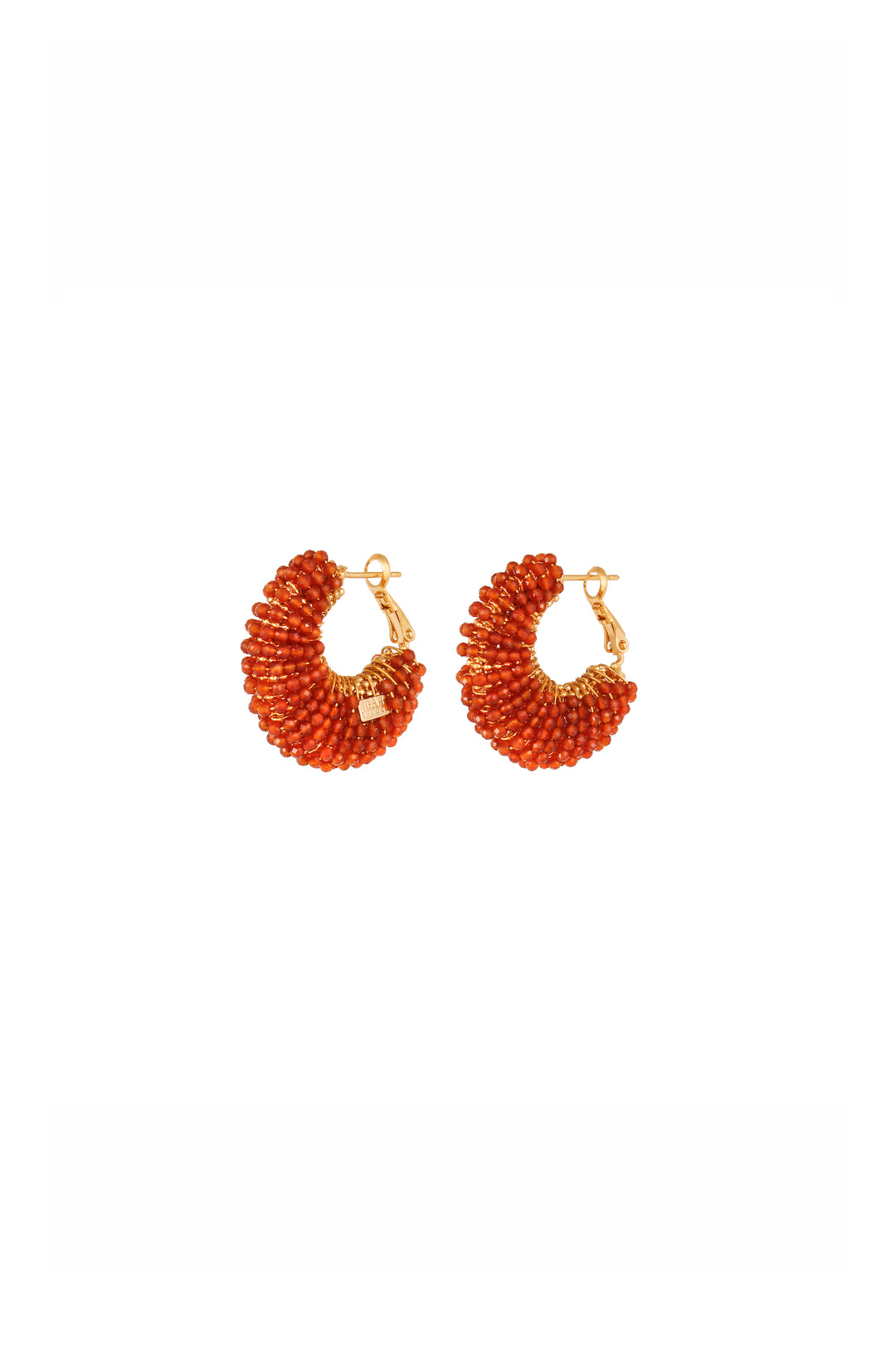 Gas Bijoux Izzia Hoops - Red
