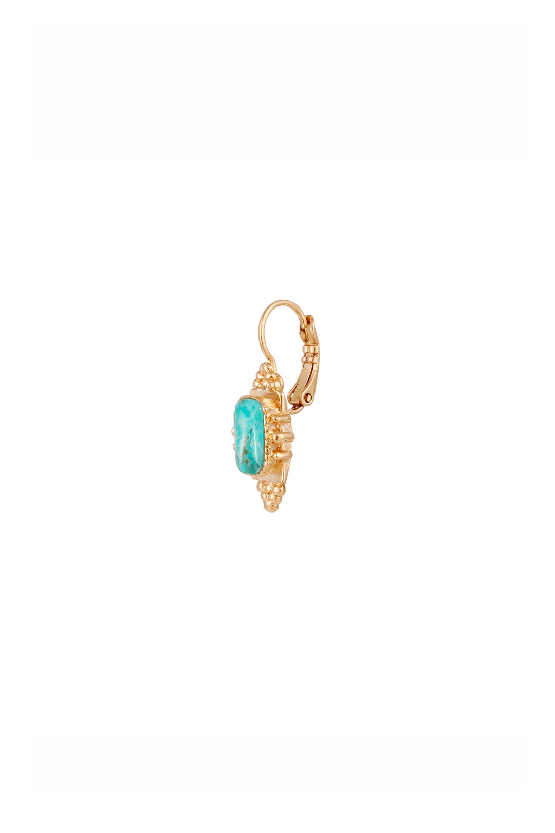 Gas Bijoux Bo Serti Earrings - Turquoise