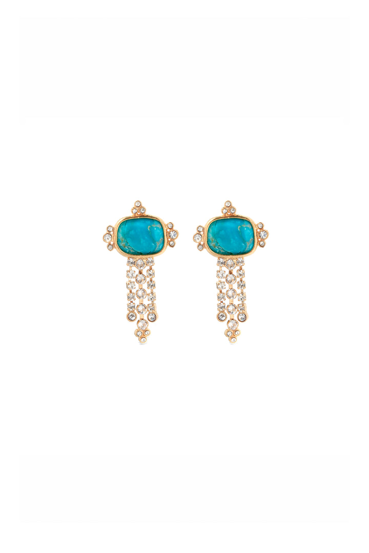Gas Bijoux Tiki Earrings - Turquoise