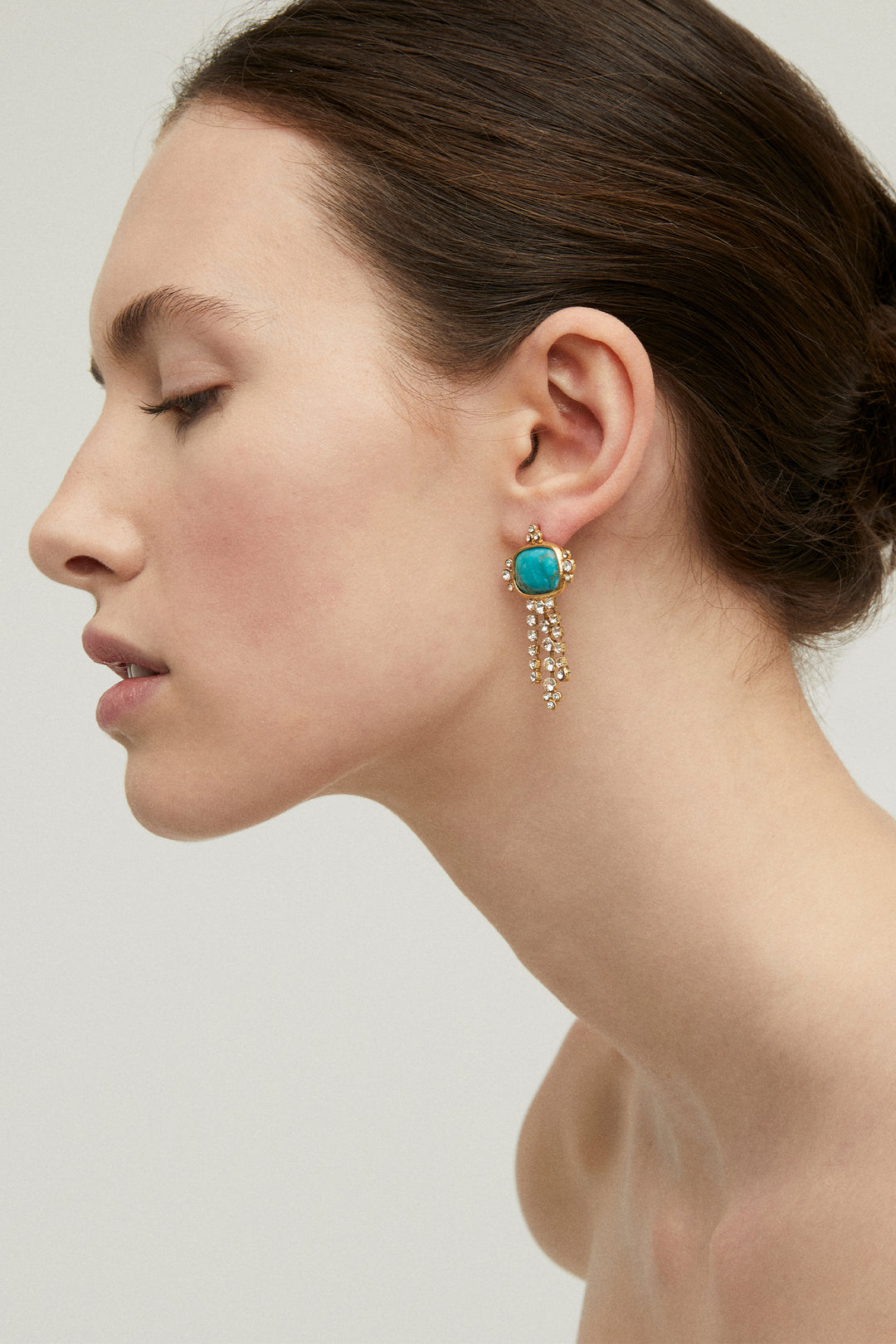 Gas Bijoux Tiki Earrings - Turquoise
