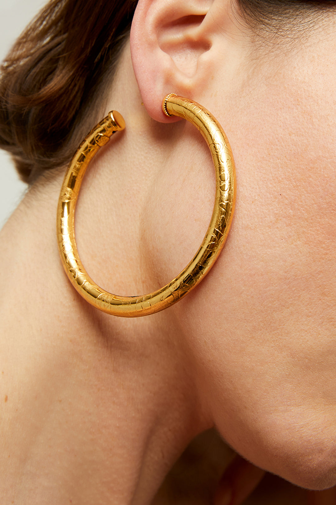 Gas Bijoux Maoro Maxi Hoops - Gold