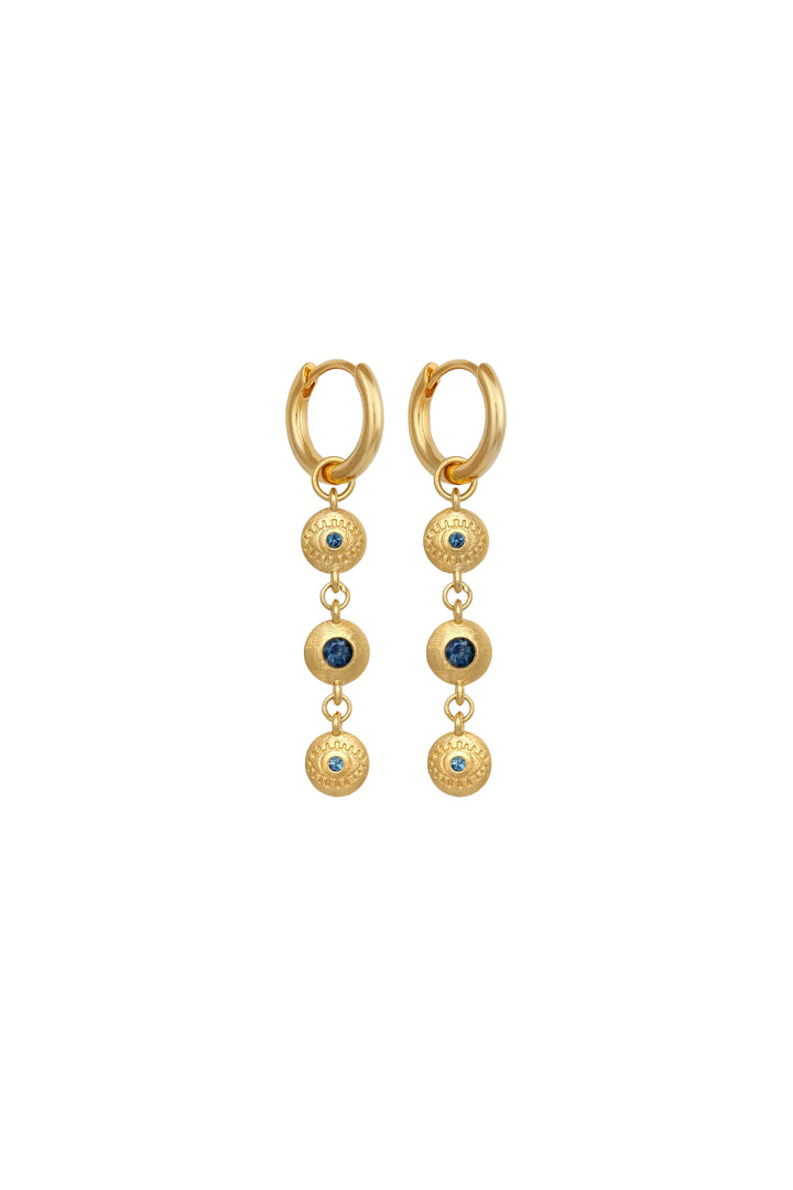 Temple Of The Sun Blessing Earrings - Gold