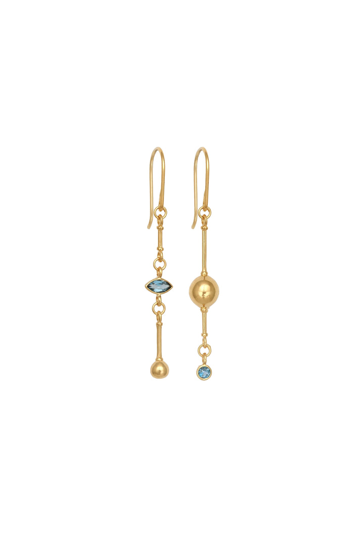 Temple Of The Sun Ula Earrings - Gold