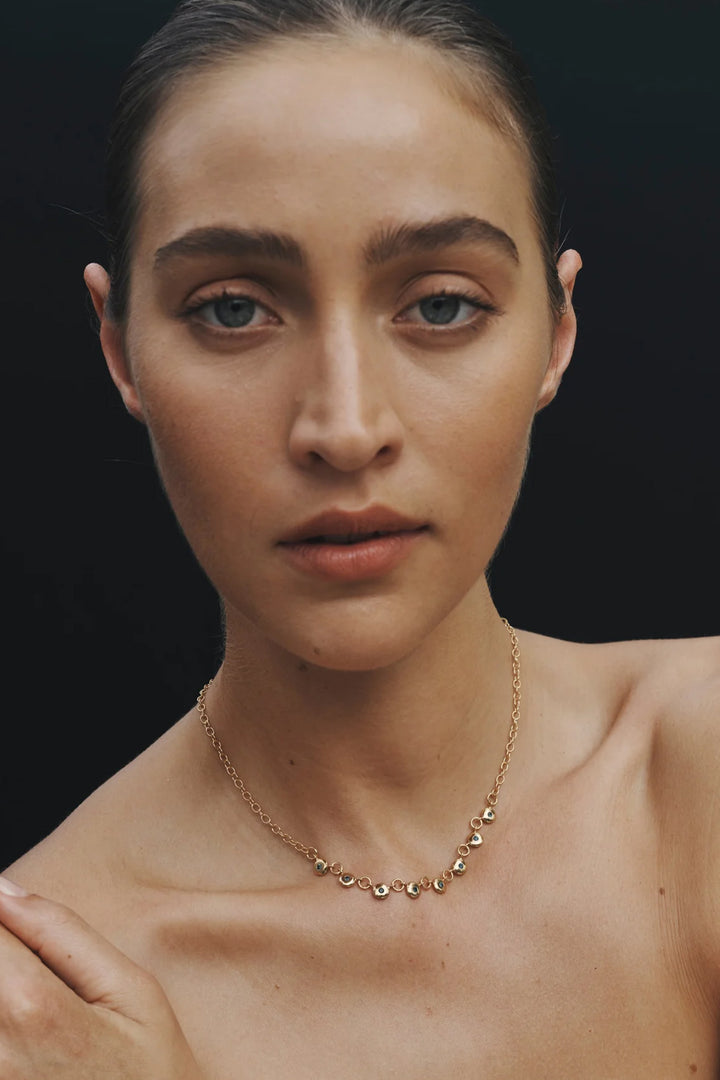 Temple Of The Sun Mavi Chain Necklace - Gold