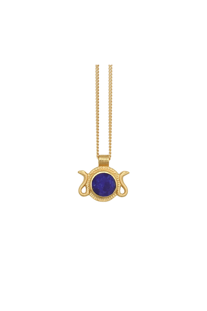 Temple Of The Sun Naja Necklace - Gold